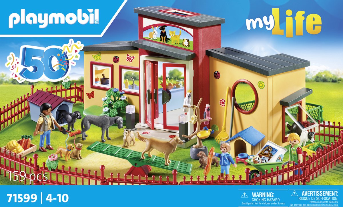 PLAYMOBIL Dierenpension 50 Jaar Jubileumset - 71599
