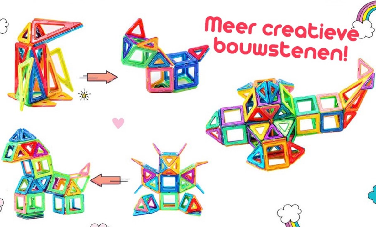 CRYTIVE Magnetisch Speelgoed Set - 40 Stuks