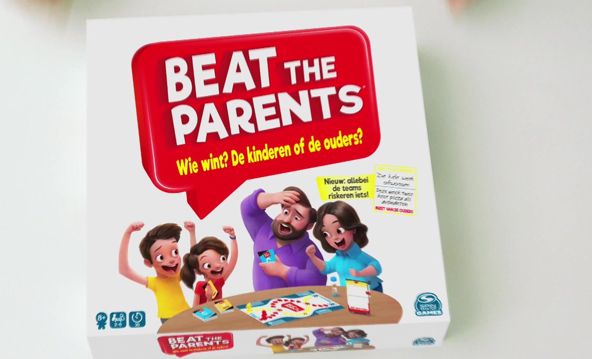 Spin Master Beat the Parents Vragenquiz voor de Familie