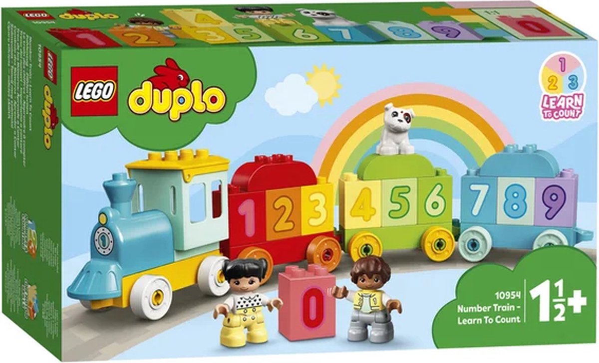 LEGO DUPLO Cijfer Trein met Speelblokken - 10954