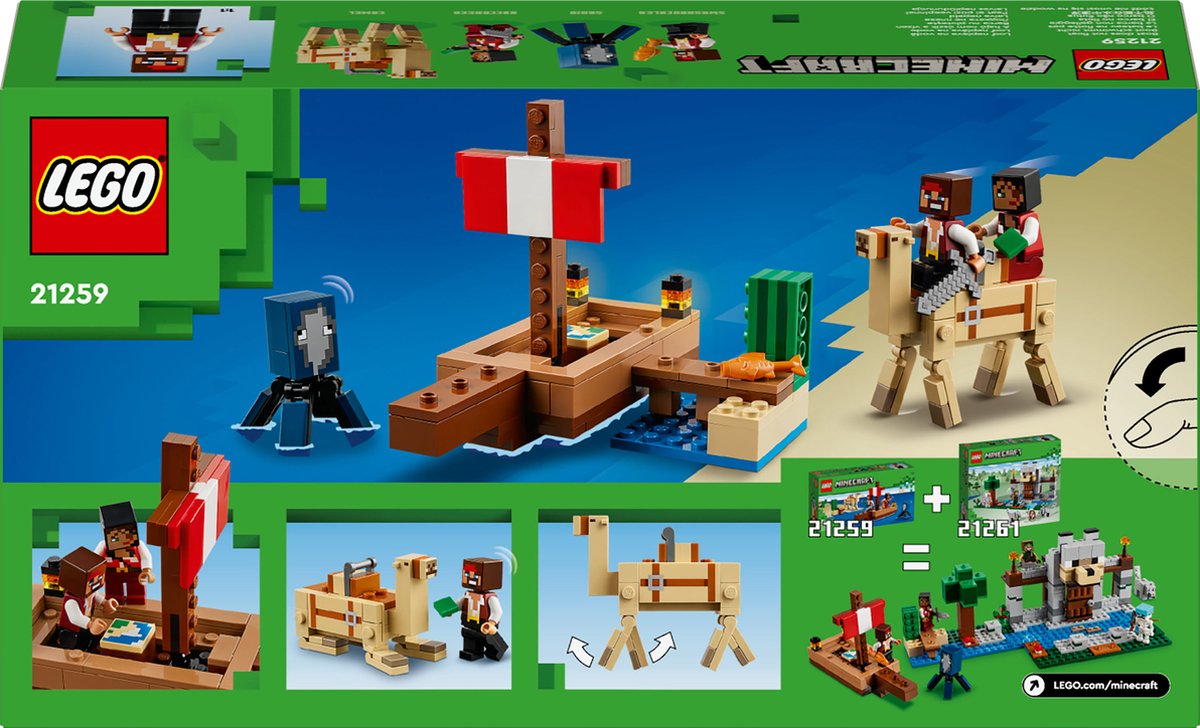 LEGO Minecraft Piratenschip Avontuur - 21259