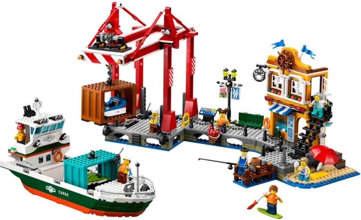 LEGO City Haven met Speelgoedvracht - 60422