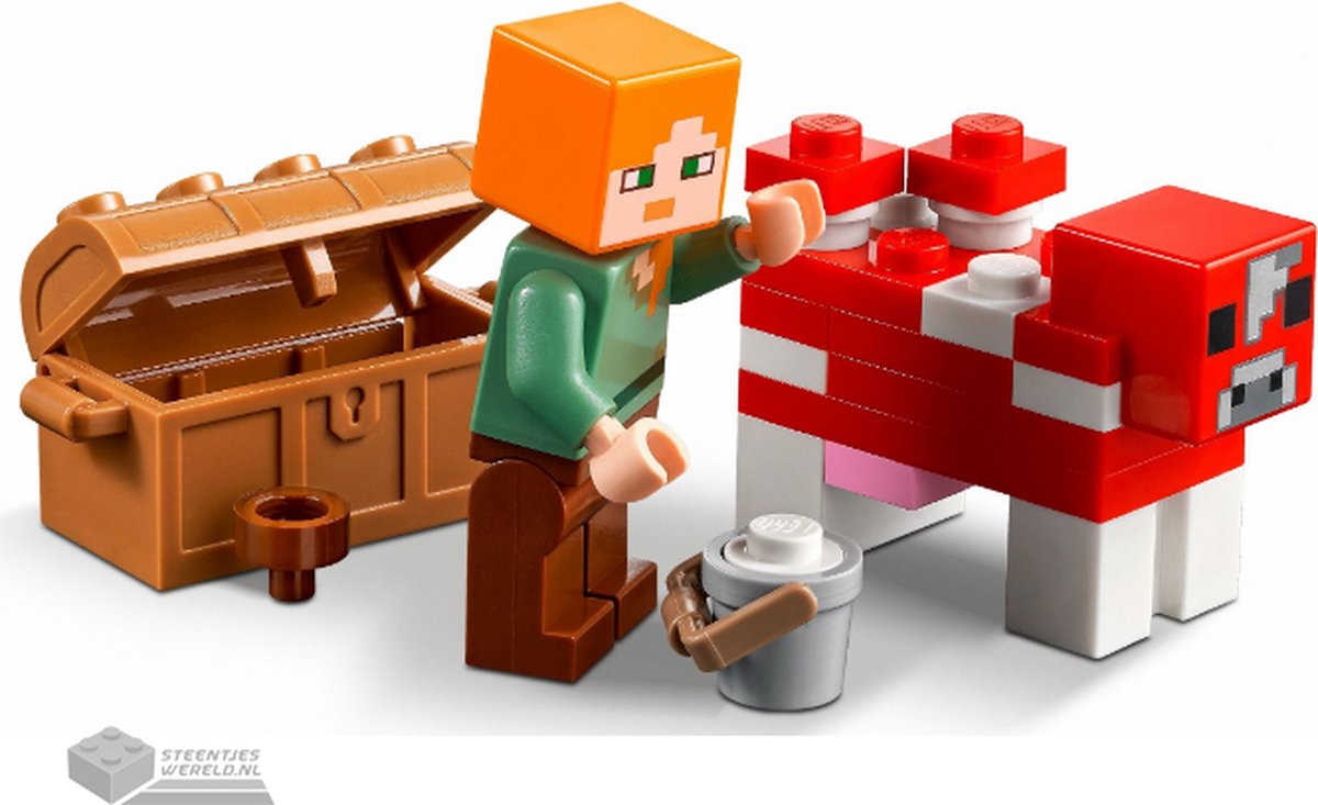 LEGO Minecraft De Champignonhuis Bouwset - 21179