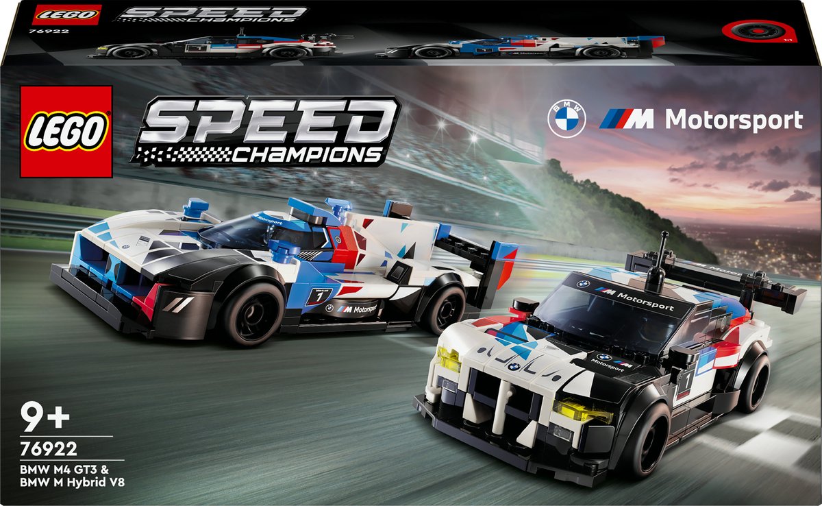 LEGO Speed Champions BMW M4 GT3 & BMW M Hybrid V8 - 76922