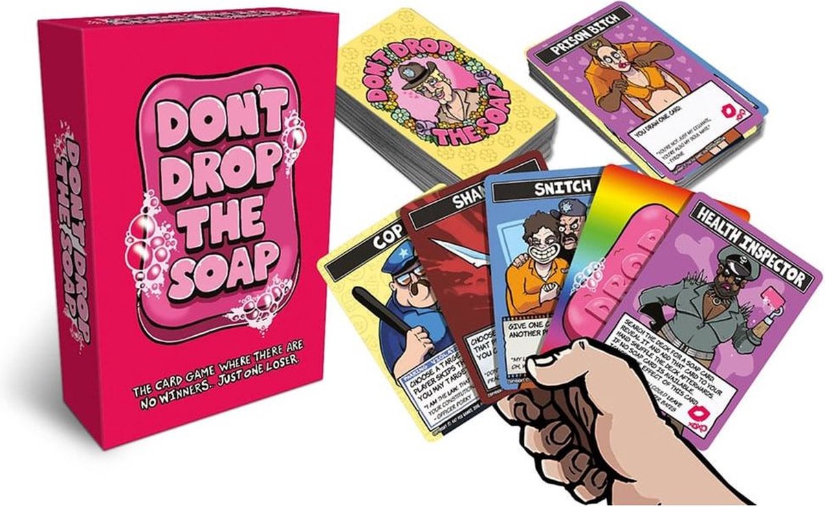 Lemuria Don't Drop the Soap - Grappig Kaartspel