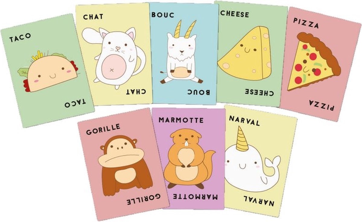 Geronimo Games TACO KAT GEIT KAAS PIZZA Kaartspel