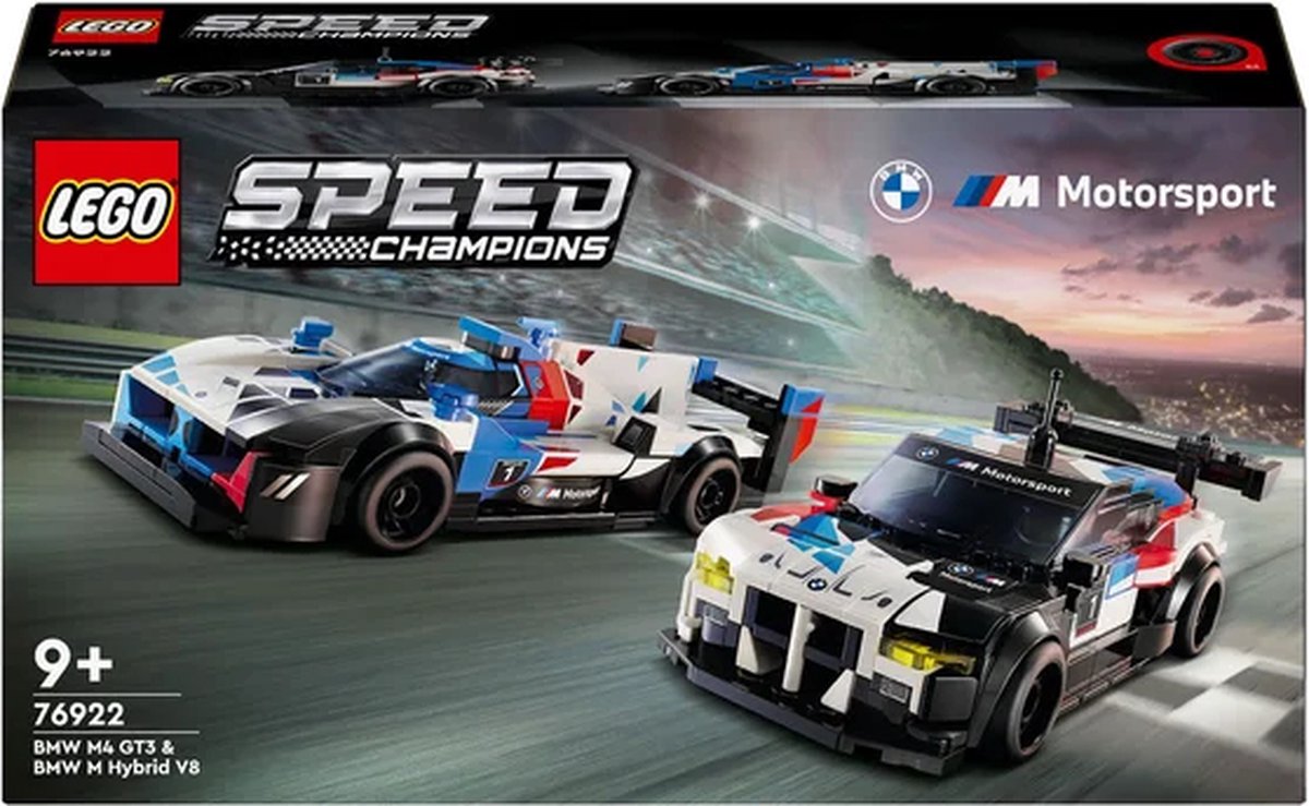 LEGO Speed Champions BMW M4 GT3 & BMW M Hybrid V8 - 76922