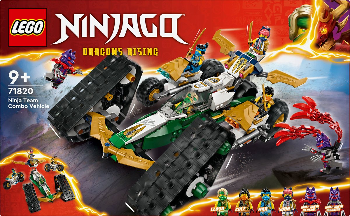 LEGO NINJAGO Team Ninja Combi-Voertuig - 71820