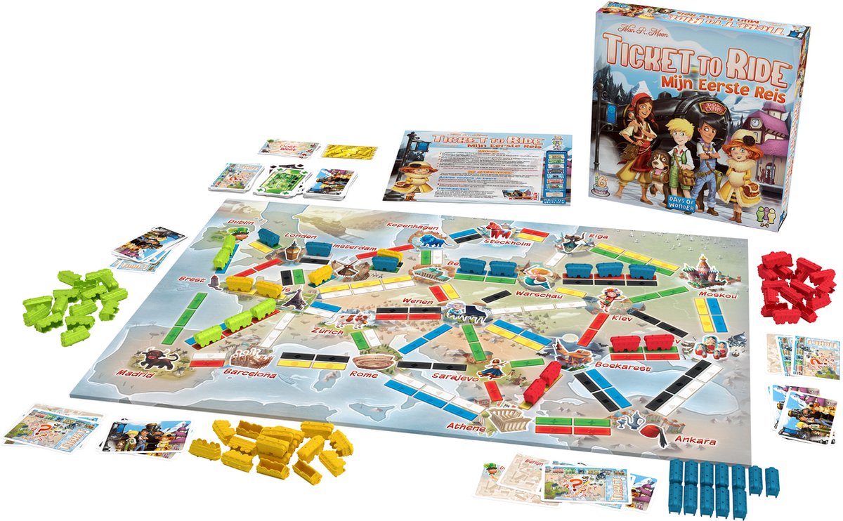 Days of Wonder Ticket to Ride: Mijn Eerste Reis Bordspel