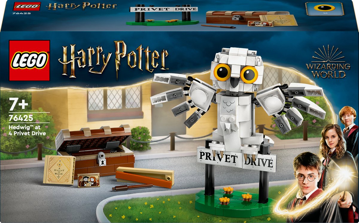 LEGO Harry Potter Hedwig op Ligusterlaan 4 - 76425