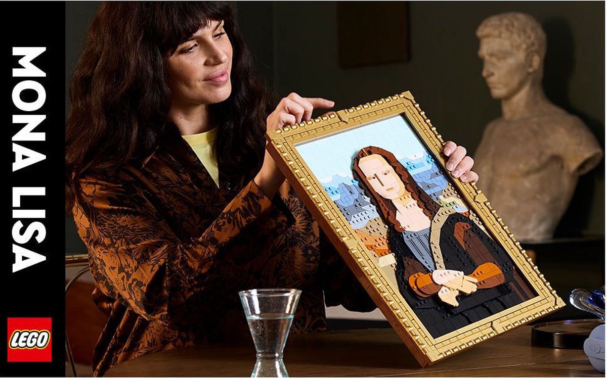 LEGO Art Mona Lisa - Iconisch Kunstwerk Bouwset - 31213