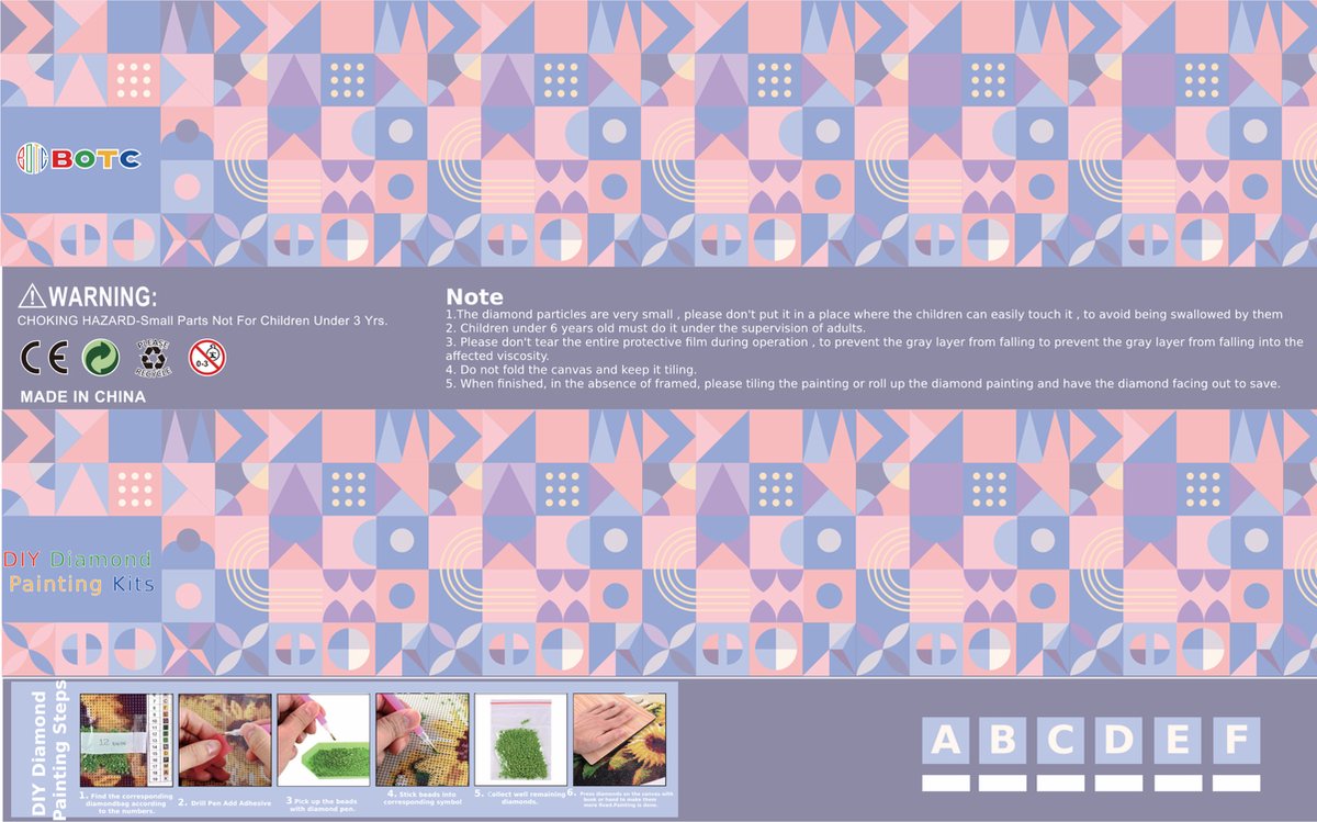 BOTC Diamantschilderij Volwassenen & Kinderen - Boom 30x40 cm