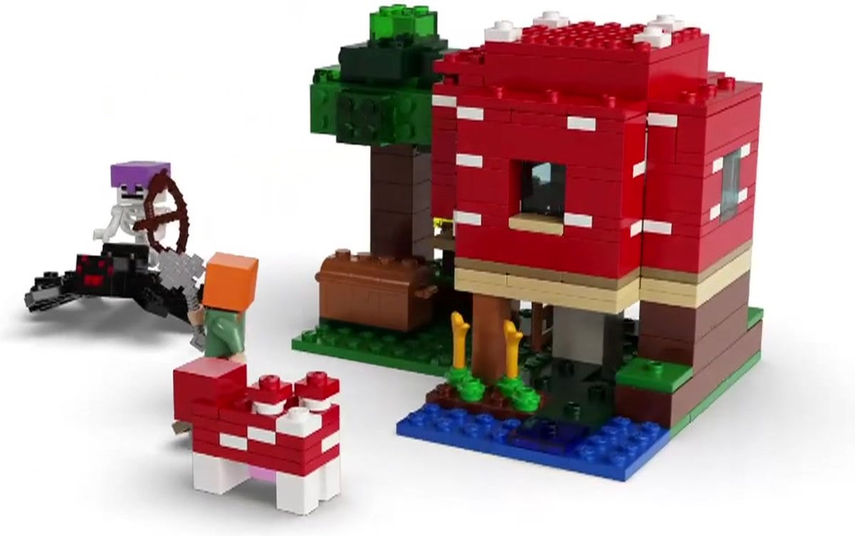 LEGO Minecraft De Champignonhuis Bouwset - 21179