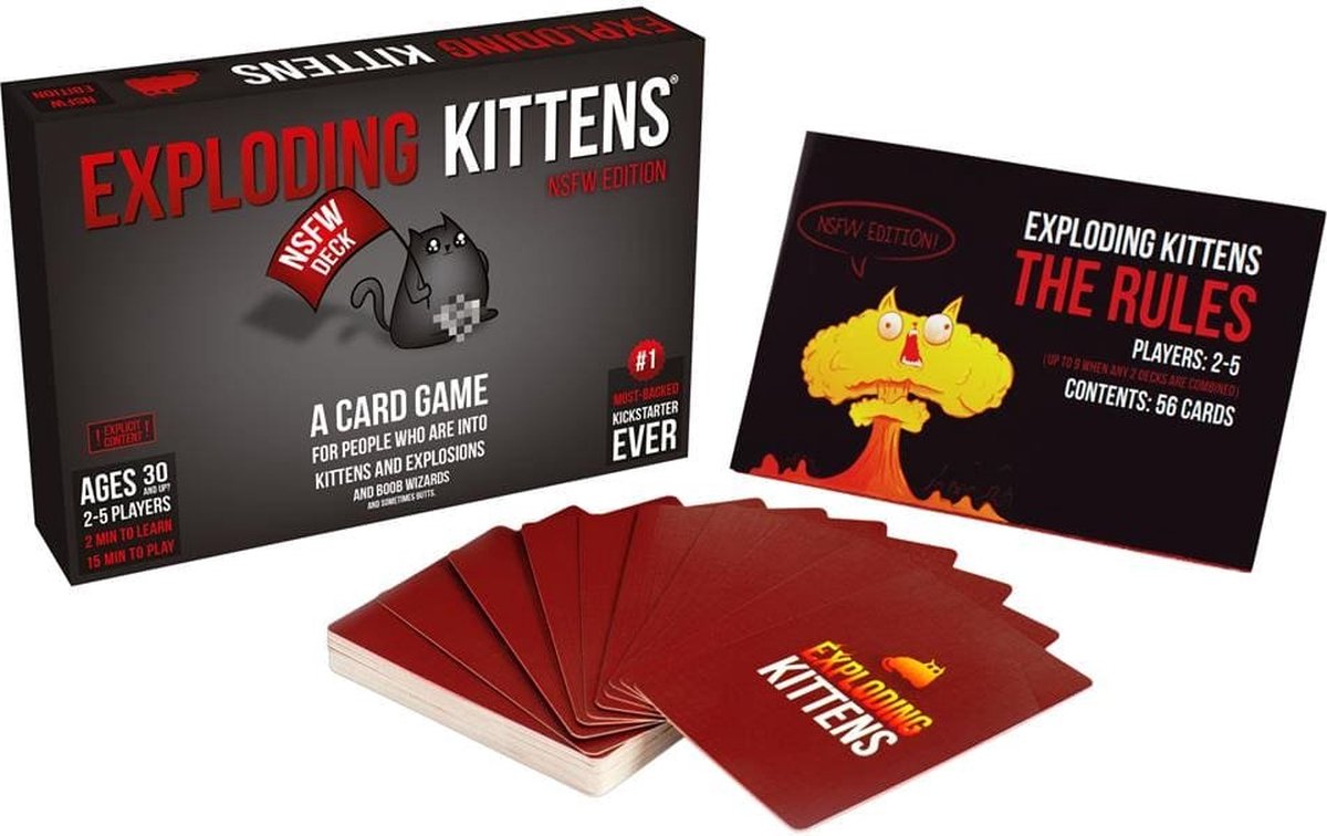 Exploding Kittens NSFW Kaartspel - Nederlandse Édition