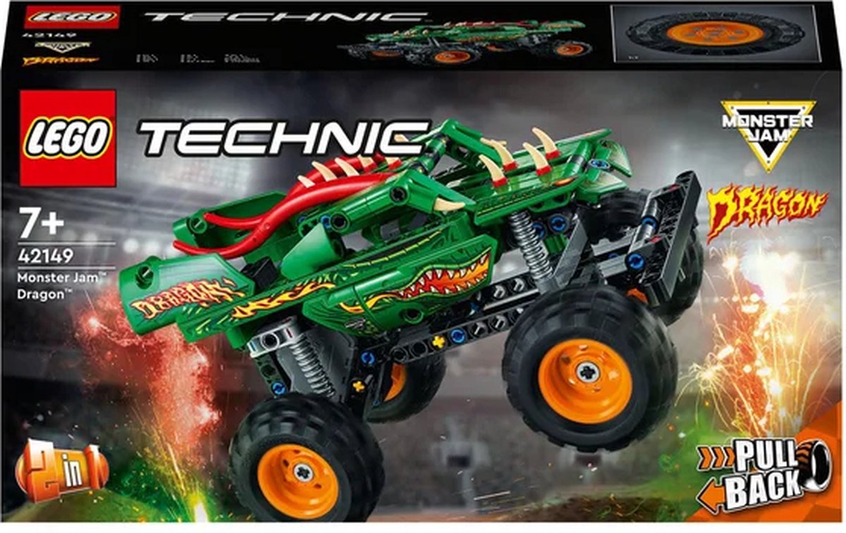 LEGO Technic Monster Jam Dragon - 42149