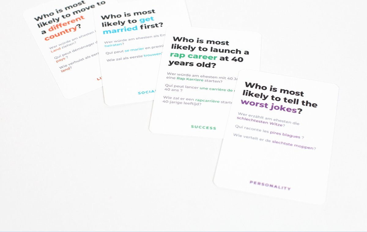 Most Likely To® Feestkaartspel Édition Brise-Glace