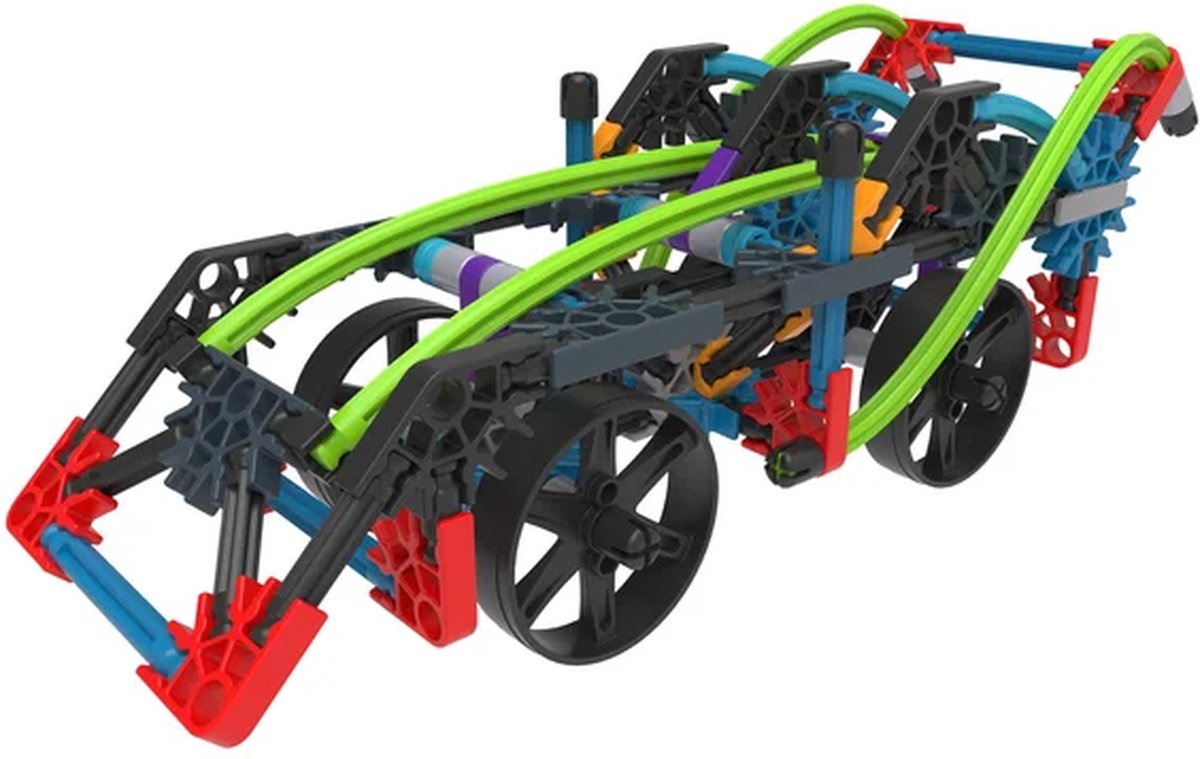 K'NEX Robuuste & Snelle Voertuigen Bouwset - 12 Modellen
