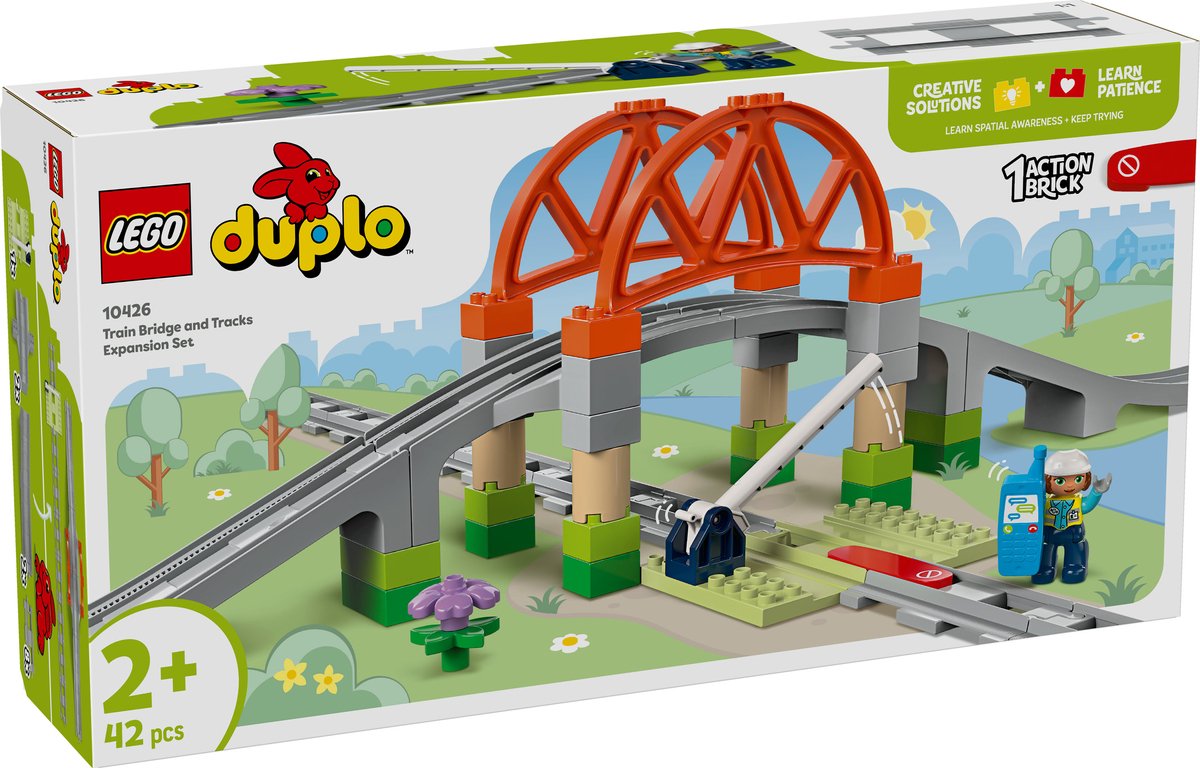 LEGO DUPLO Stad Brug- en Spoorweguitbreidingsset - 10426