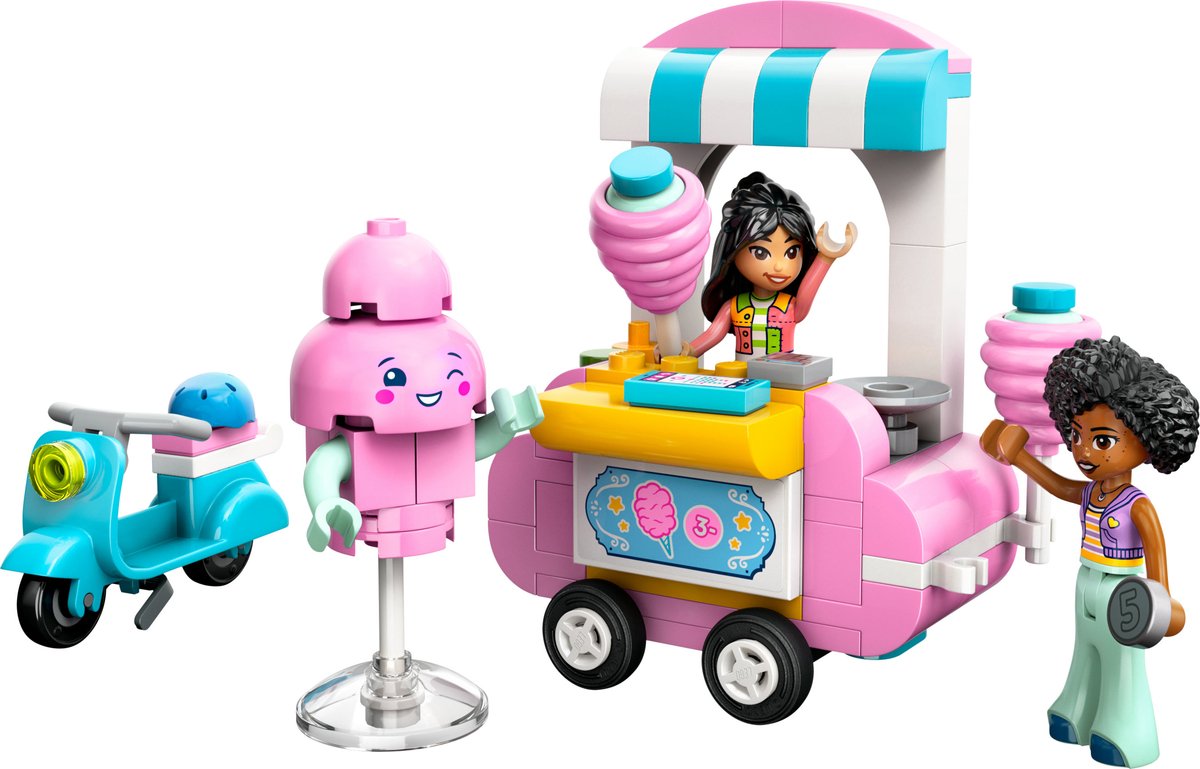LEGO Friends Snoepkraam met Suikerspin & Scooter - 42643