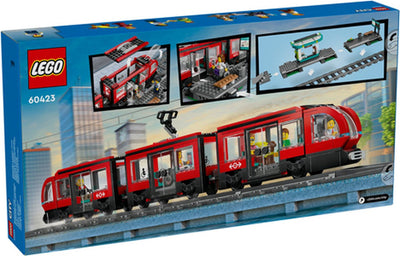 LEGO City Tram en Station - 60423