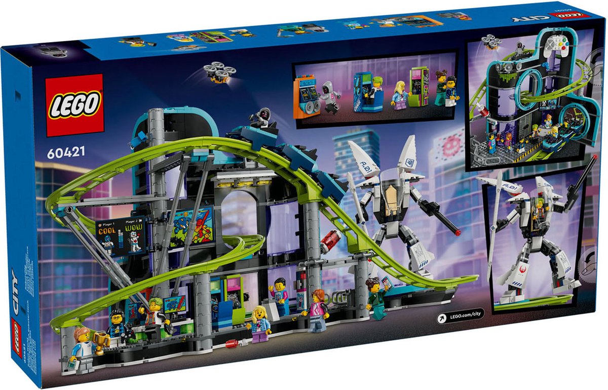 LEGO City Achtbaan in Robotwereld - 60421