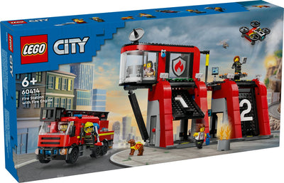 LEGO City Brandweerkazerne en Brandweerwagen - 60414