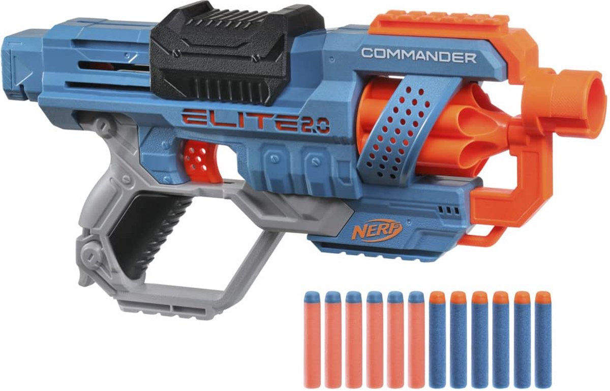 NERF Elite 2.0 Commander RD 6 Blaster - Direct Leverbaar