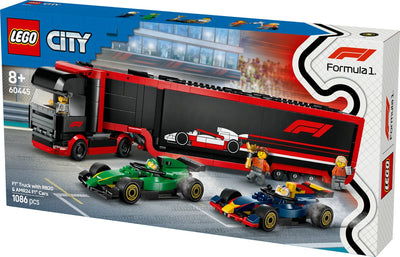 LEGO City F1 Transporter met RB20 en AMR24 Auto's - 60445
