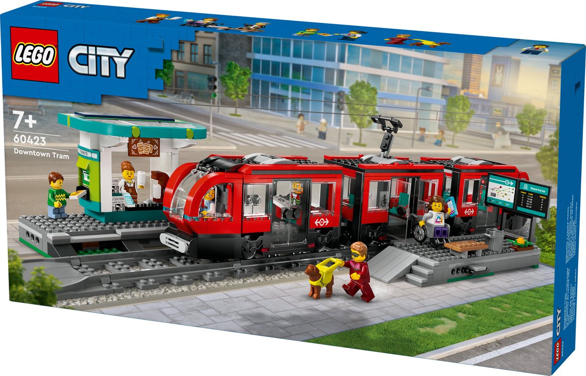 LEGO City Tram en Station - 60423