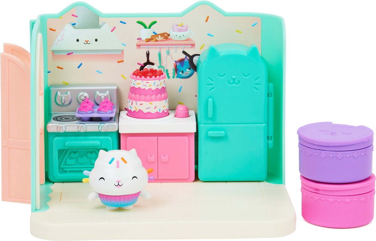 Gabby's Poppenhuis Bakset met Cakey en Accessoires