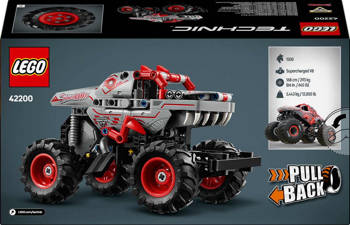 LEGO Technic Monster Jam™ ThunderROARus™ Truck - 42200