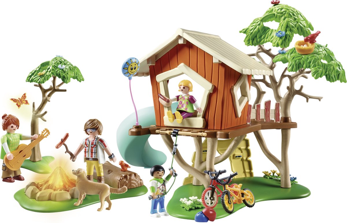 PLAYMOBIL Family Fun Boomhut met Glijbaan - 71001