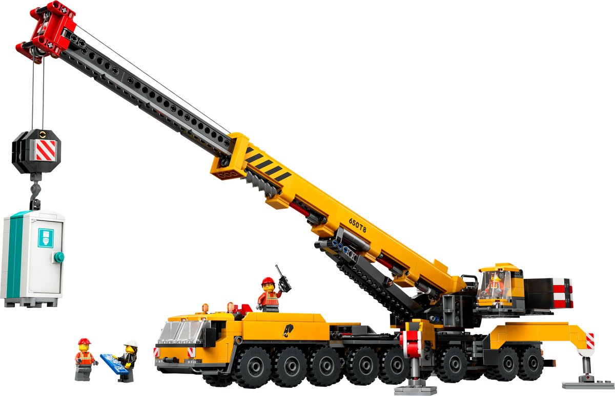 LEGO City Mobiele Bouwkraan Geel - 60409