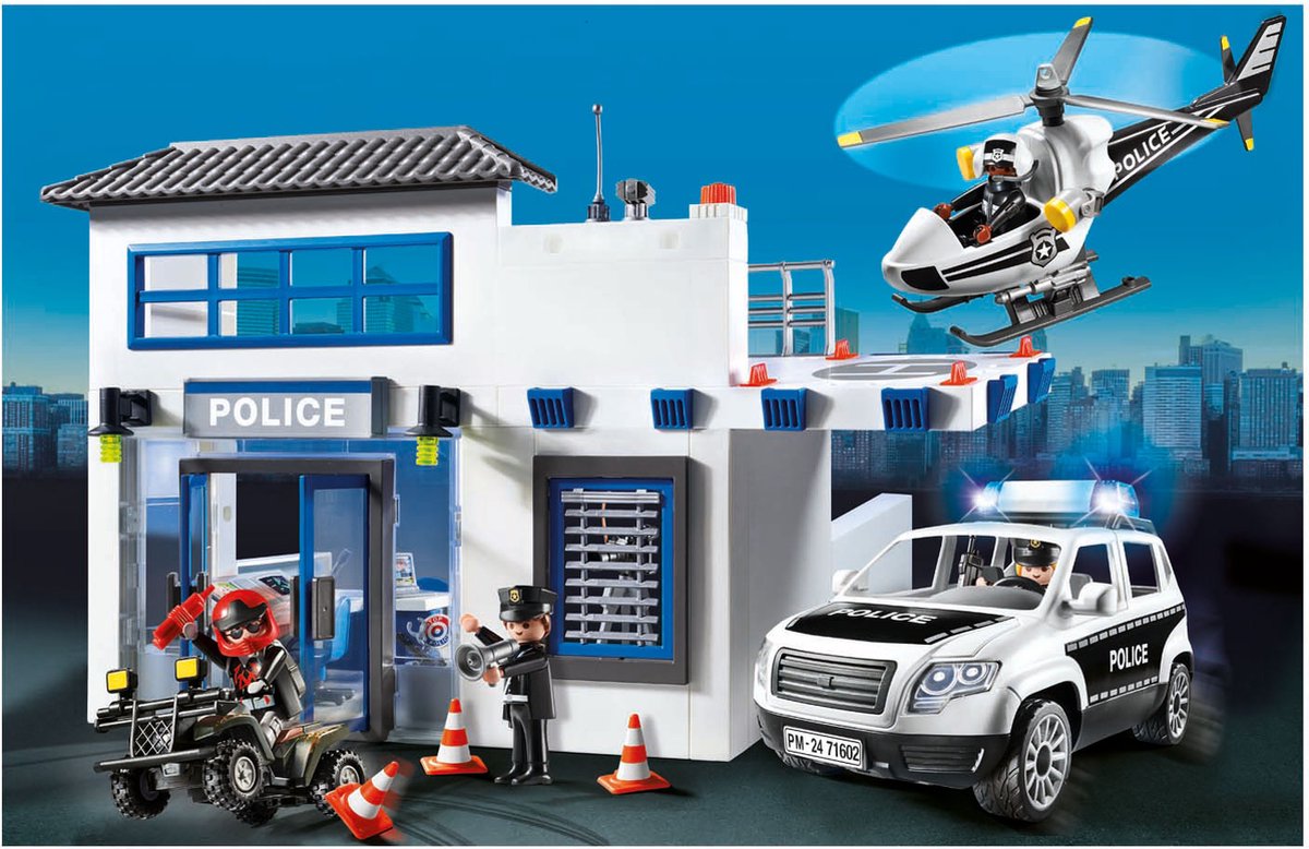 PLAYMOBIL Politiebureau met Voertuigen - 71602