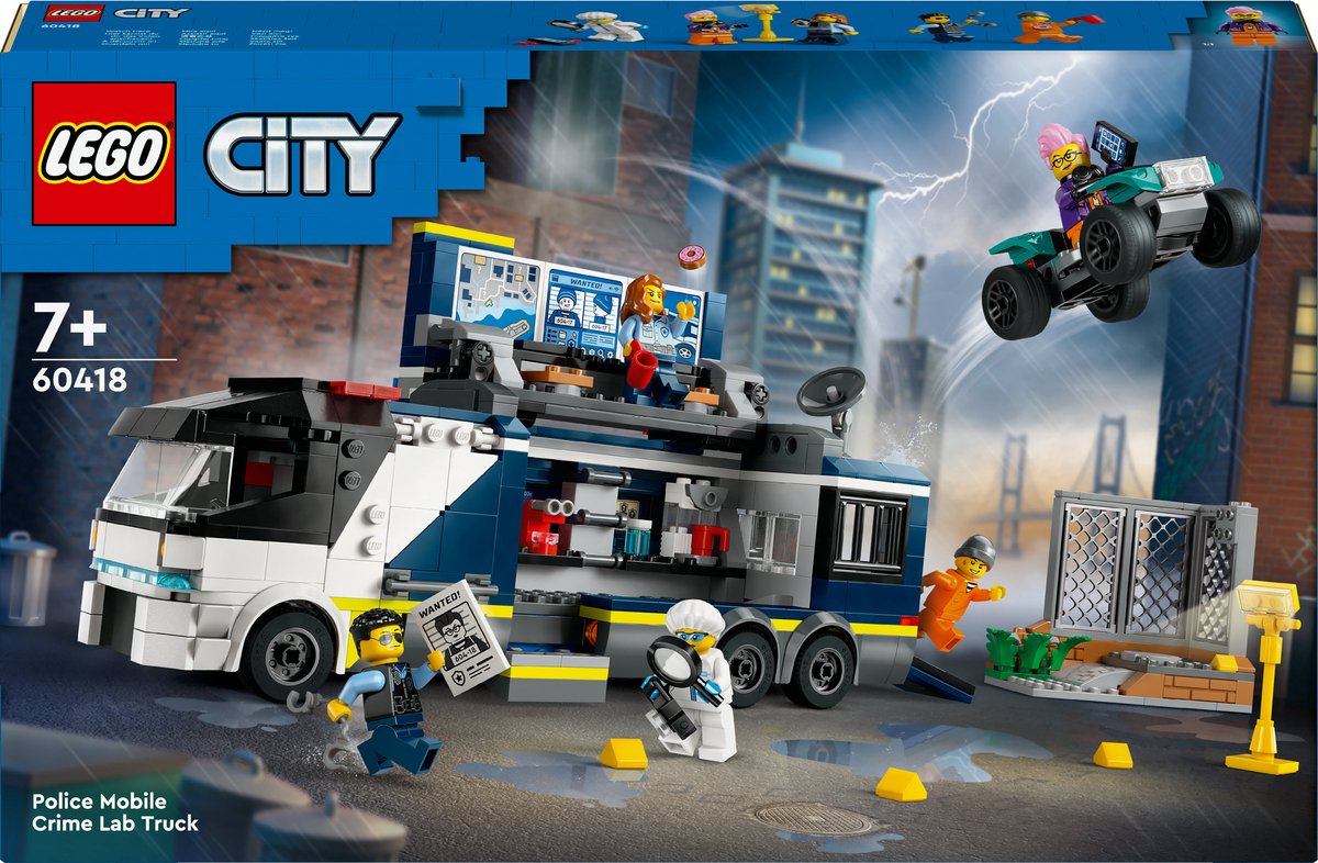 LEGO City Mobiel Politielaboratorium - 60418