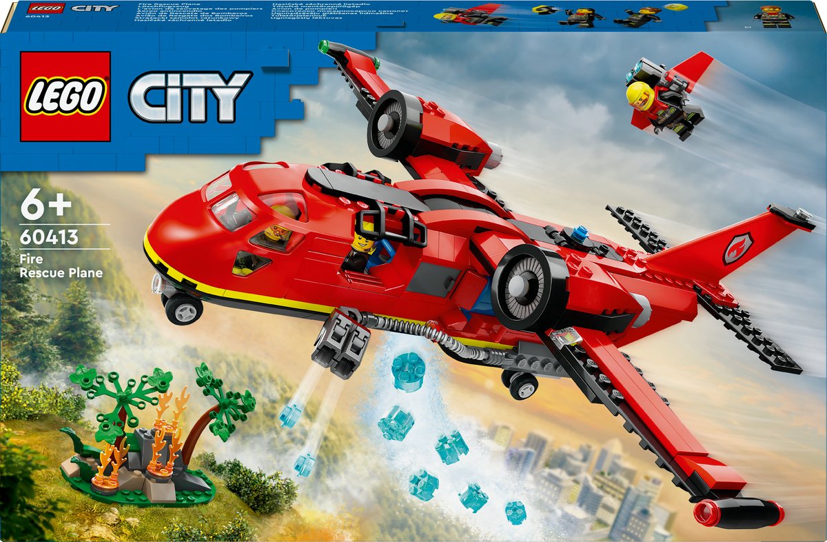 LEGO City Brandweervliegtuig Avonturen - 60413