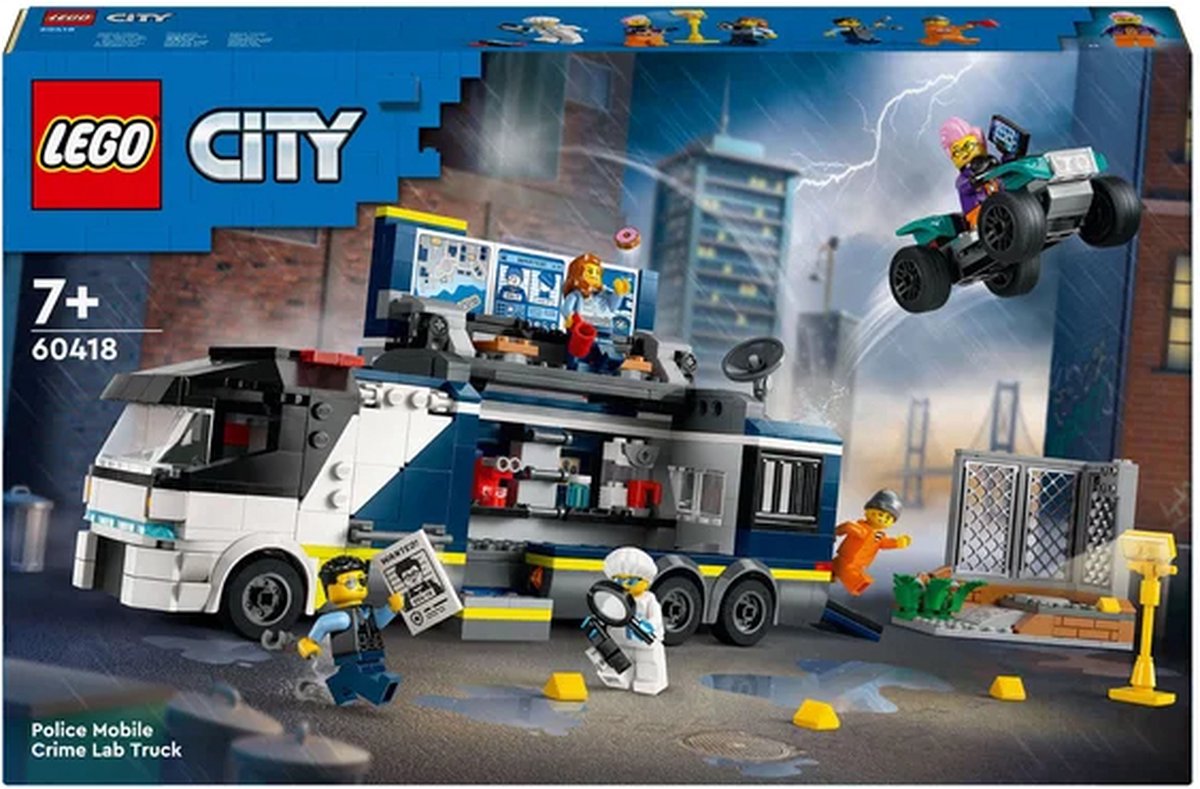 LEGO City Mobiel Politielaboratorium - 60418