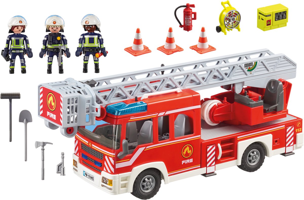 PLAYMOBIL City Action Brandweer Interventiewagen - 9464