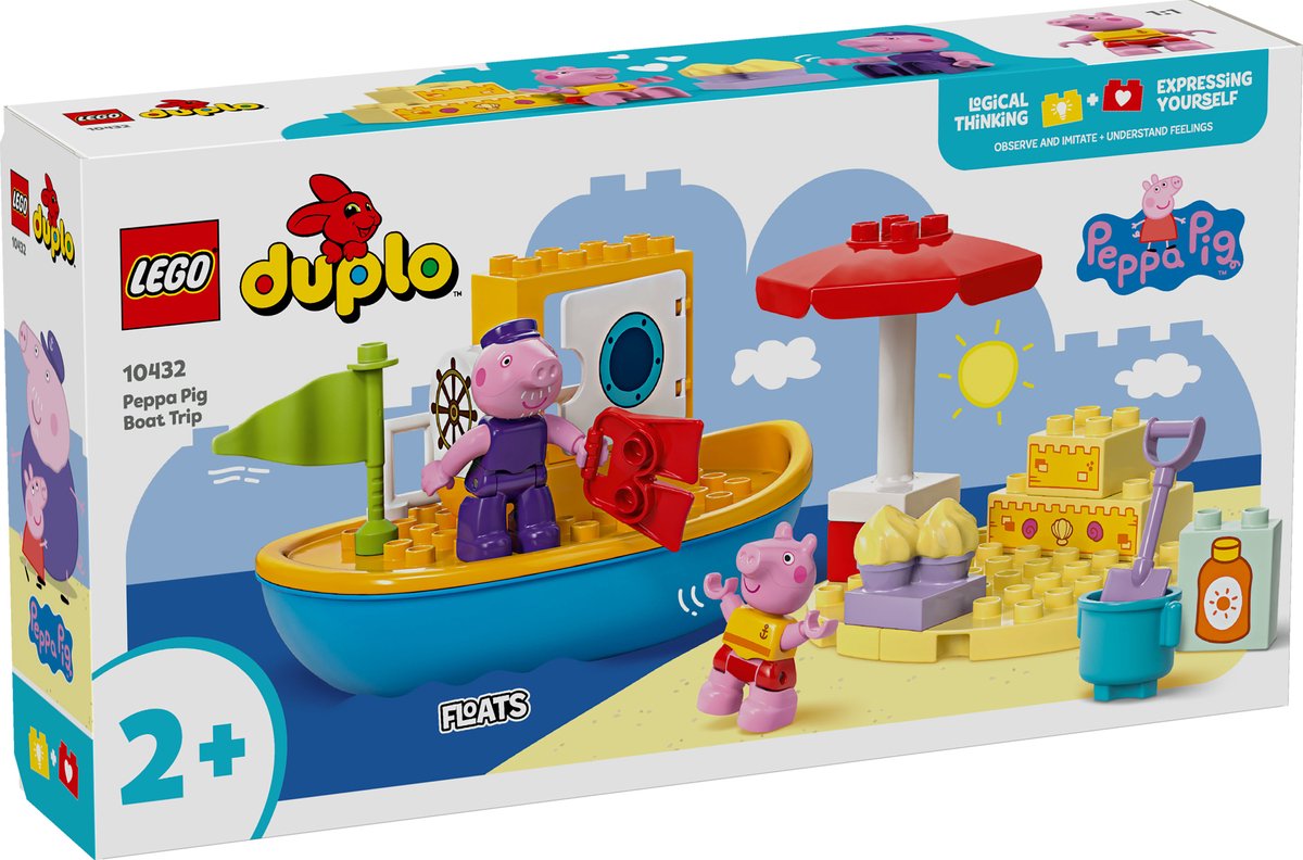 LEGO DUPLO Peppa Pig Avontuur op de Boot - 10432