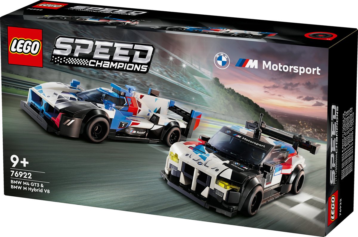 LEGO Speed Champions BMW M4 GT3 & BMW M Hybrid V8 - 76922