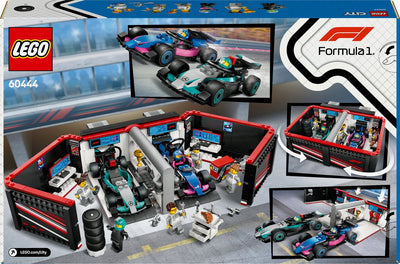 LEGO City F1 Garage met Mercedes-AMG & Alpine Auto's - 60444