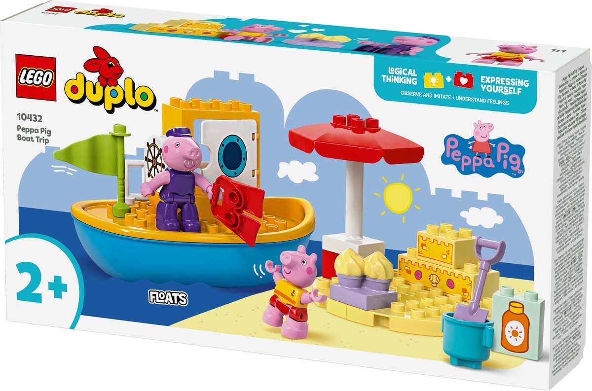 LEGO DUPLO Peppa Pig Avontuur op de Boot - 10432