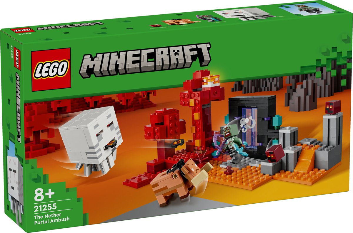 LEGO Minecraft Avontuur bij de Netherpoort - 21255