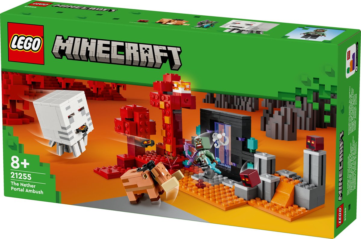LEGO Minecraft Avontuur bij de Netherpoort - 21255