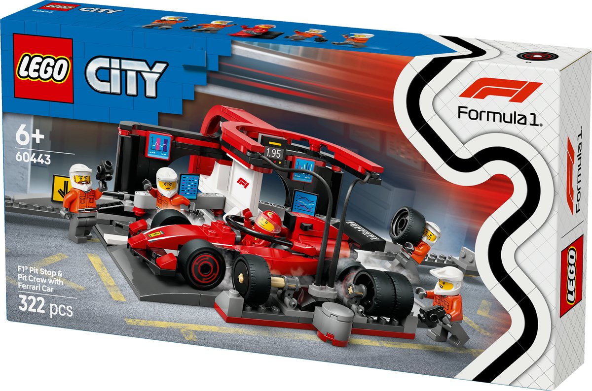 LEGO City Ferrari F1 Pitstop Team - 60443