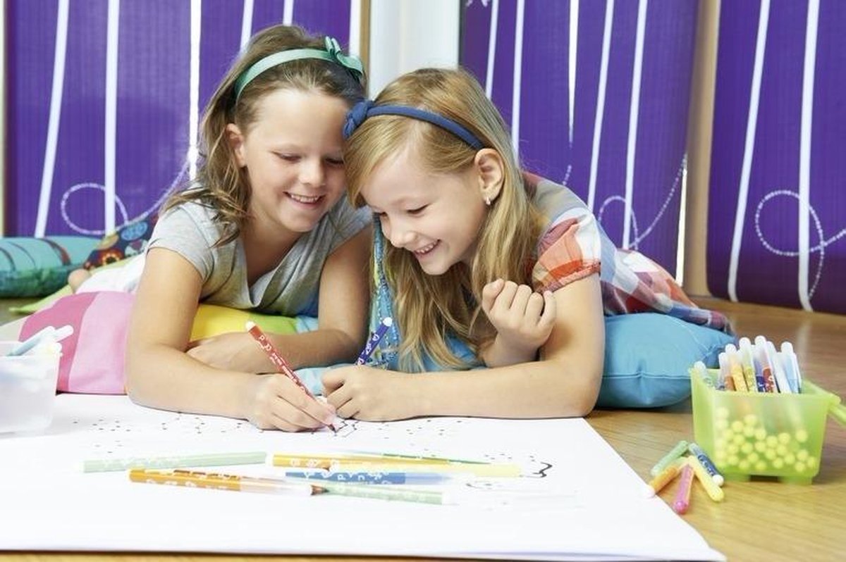 STABILO Trio Dikke Kleurpotloden - Set van 24 Kleuren