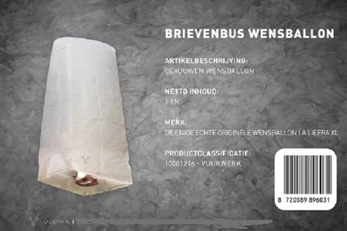 La LieFra XL Luxe Ballon Wish Set - 2 Stuks