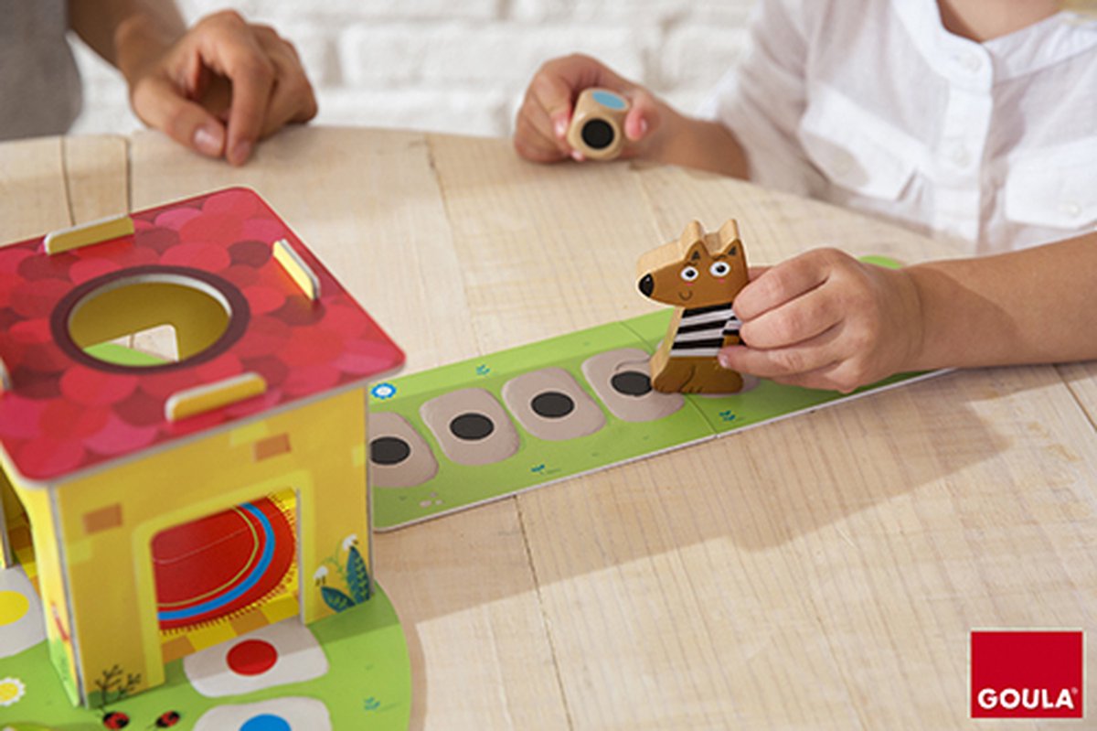 Goula 3 Kleine Biggetjes Houten Spel