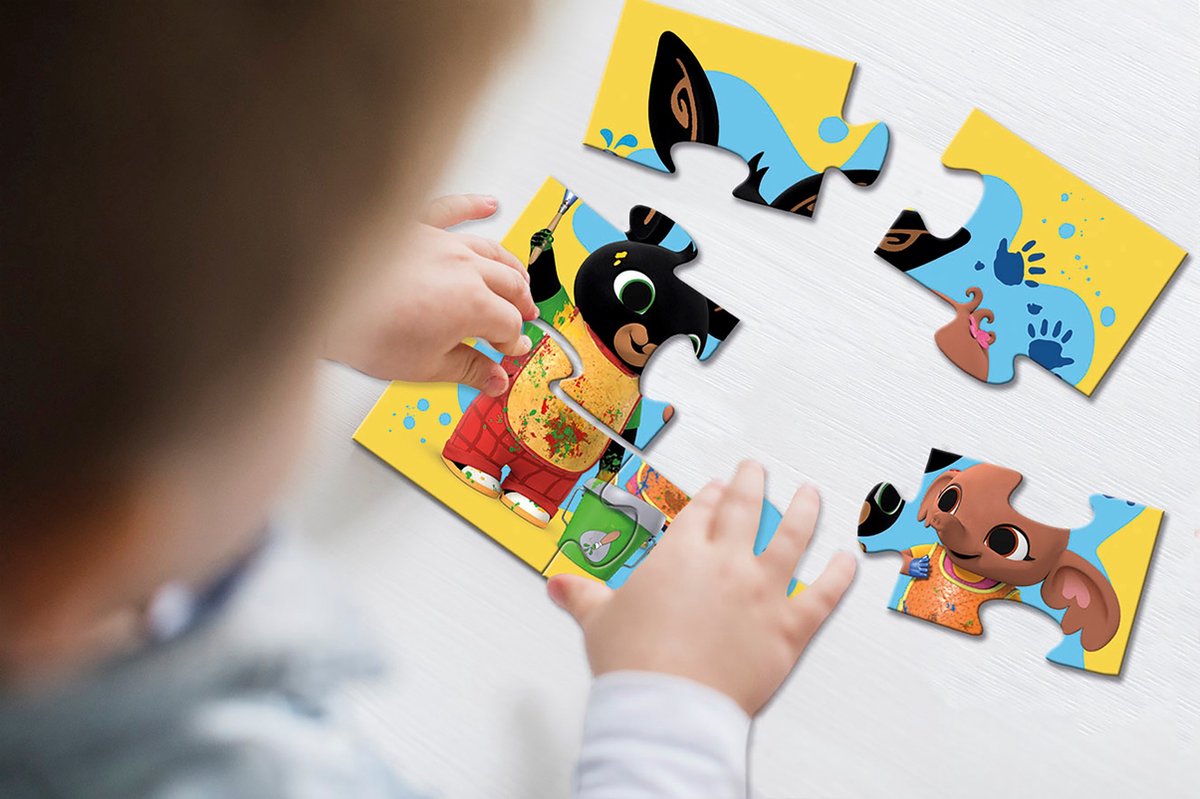 Bambolino Bing 4-in-1 Kinderpuzzelset - 4x6x9x16 Stuks