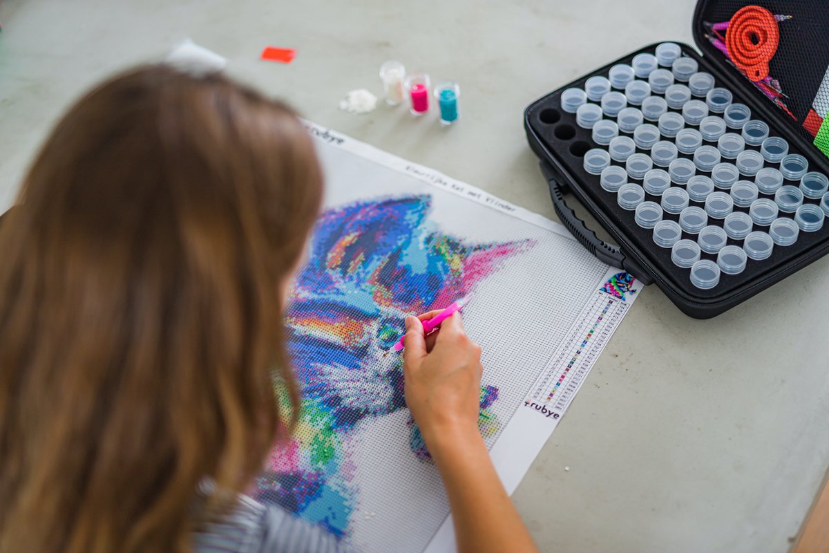 Rubye® Diamond Painting Olifant 30x40cm Volwassenen & Kinderen